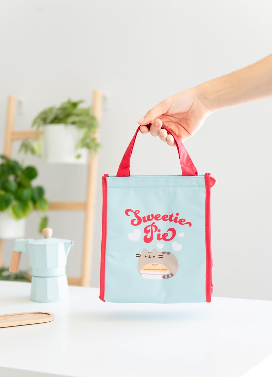 Grupo Erik Insulated Lunch Bag Pusheen | 8 x 9 x 5 inches - 20 x 23 x 13 cm Cool Bag Lunch Box Adults, Kids Lunch Box, School Lunch Bag | Pusheen Gifts for Cat Lovers