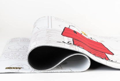 Grupo Erik Mauspad XXL Peanuts Snoopy Gaming Mousepad XXL rutschfest und Wasserabweisend Mauspad Groß - Mouse Pad XXL Gaming Schreibtischunterlage PC Zubehör Gaming