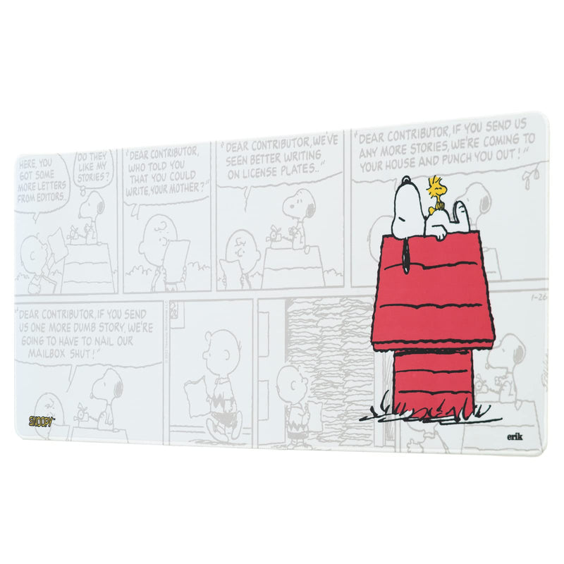 Grupo Erik Mauspad XXL Peanuts Snoopy Gaming Mousepad XXL rutschfest und Wasserabweisend Mauspad Groß - Mouse Pad XXL Gaming Schreibtischunterlage PC Zubehör Gaming