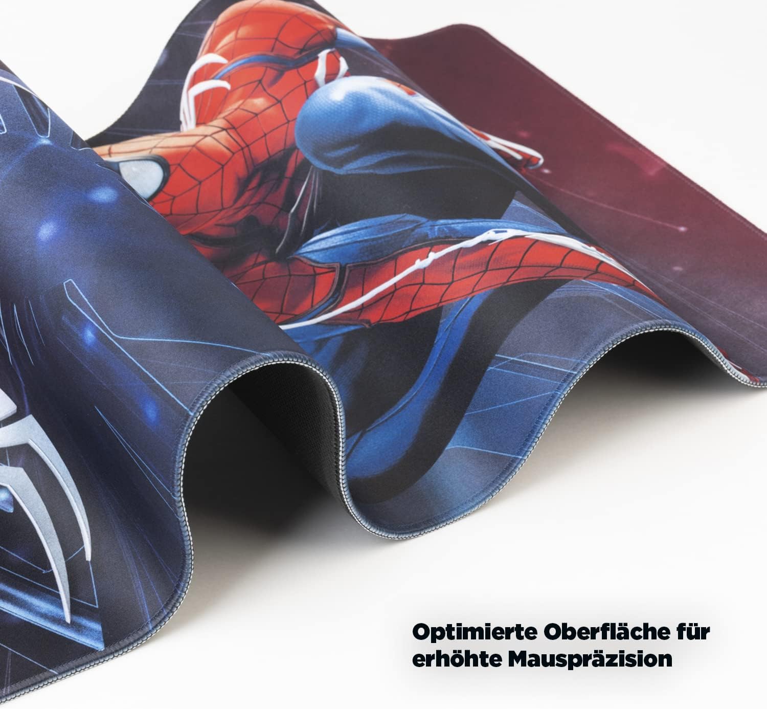 Grupo Erik | Tapis de Souris XL Marvel Spider-Man | sous-Main | Tapis de souris XL 80 x 35 cm | Sous-main de bureau | Base antidérapante | Bords cousus | Résistant à l'eau