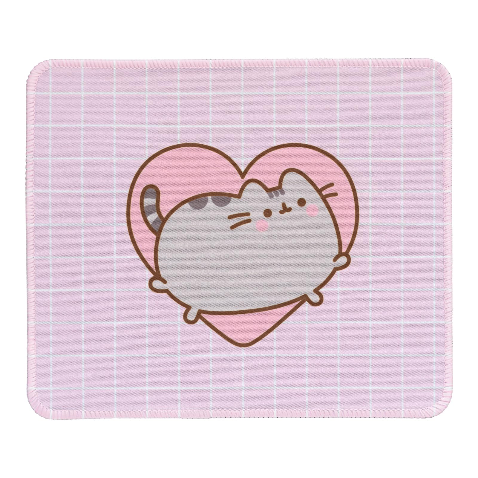 Grupo Erik Pusheen Mouse Pad | Non-Slip Rubber Base & Waterproof Gaming Mouse Pad | Pusheen Gifts | Pink Mouse Pad | Small Mouse Mat | Pusheen Merchandise