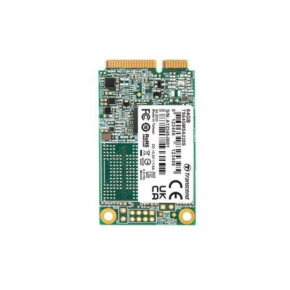 Transcend MSA220S 64GB SATA III 6Gb/sSSD, Read/Write up to 350/250 MB/s with 3D NAND Flash for Ultrabooks, Tablet PCs & Slim Servers TS64GMSA220S