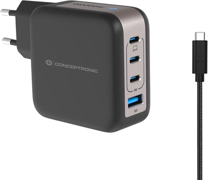 Conceptronic ALTHEA18B 4-Port 100W USB
