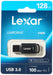 LEXAR Cle Usb 128Go Jumpdrive V400 3.0 Noire