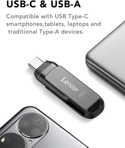 Lexar Clé USB 3.1 JumpDrive D400-128Go (Gris