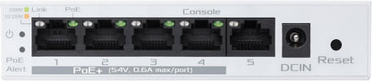 ASUS ExpertWiFi EBP15 Switch PoE+ Smart Managed a 5 porte GbE, 4 PoE+, 60 watt, supporto QoS, IGMP, Montaggio a parete