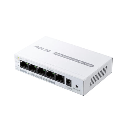 ASUS ExpertWiFi EBP15 Switch PoE+ Smart Managed a 5 porte GbE, 4 PoE+, 60 watt, supporto QoS, IGMP, Montaggio a parete