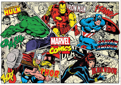 Educa 18498 Marvel Comics Heroes Puzzle, 1000 Pieces, Multicoloured