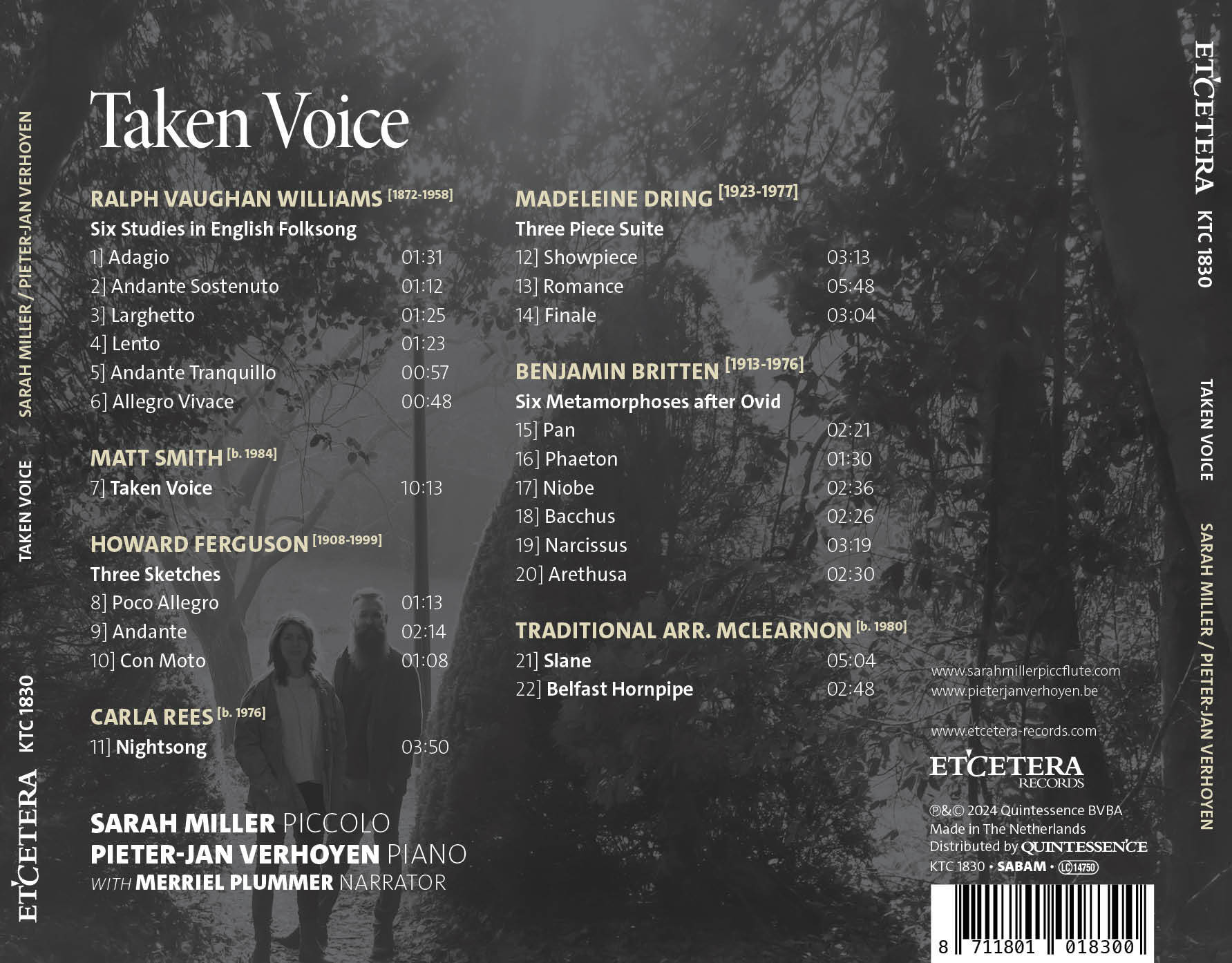 Sarah Miller/Pieter-Jan Verhoyen/Merriel Plummer: Taken Voice