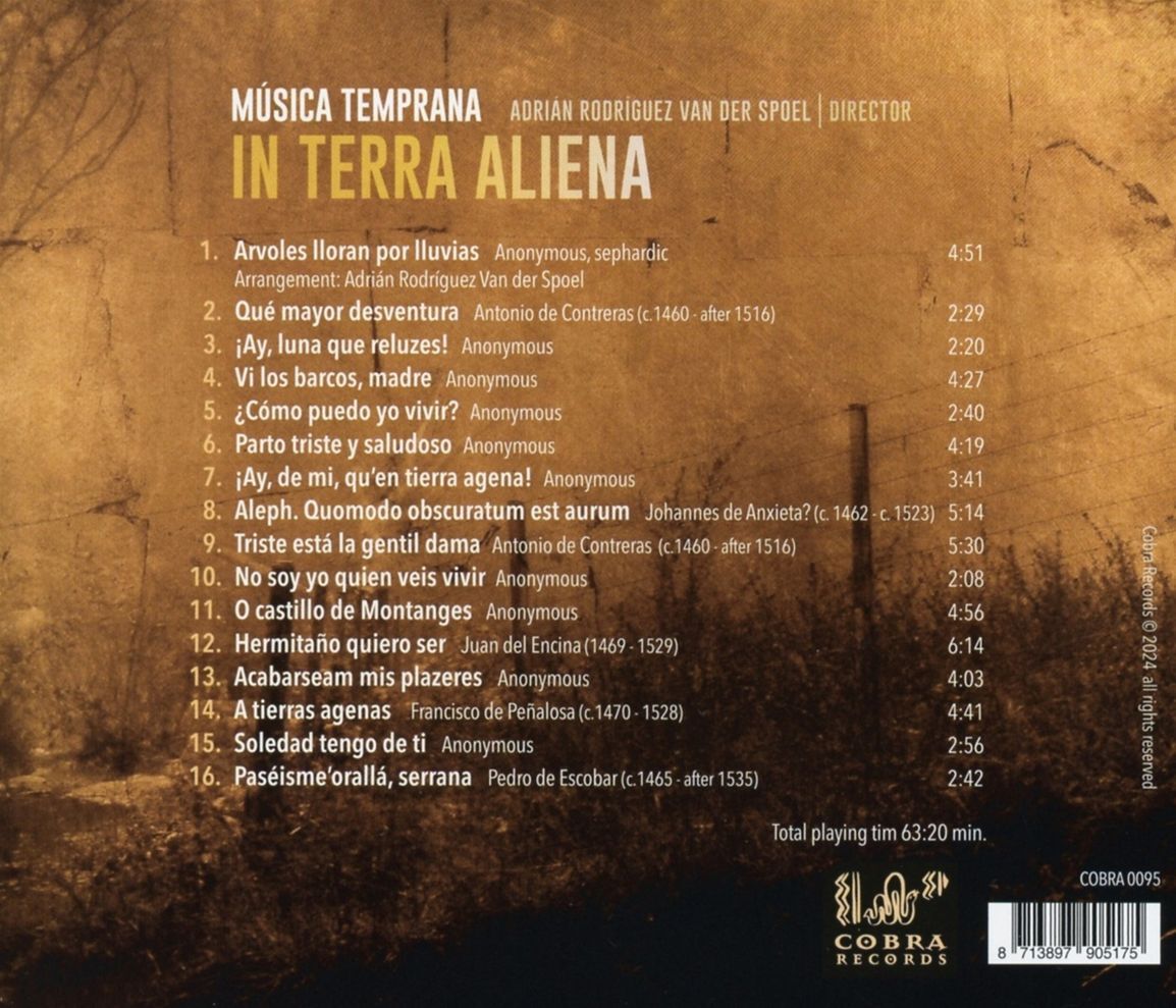Música Temprana: In Terra Aliena