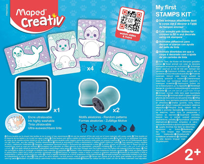 Maped CREATIV - Stempel-Set MY FIRST - inkl. 2x große Stempel & x4 Aktivitätsvorlagen