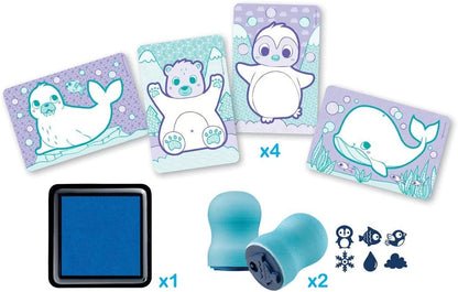 Maped CREATIV - Stempel-Set MY FIRST - inkl. 2x große Stempel & x4 Aktivitätsvorlagen