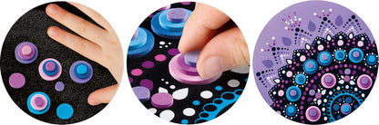 Maped CREATIV 907053 VELVET MOSAICS Bastelset, Karton, bunt, 1 Set