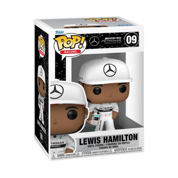 Funko Pop! Racing: Racing - Lewis Hamilton With Helmet - Mercedes-Benz - Collectable Vinyl Figure - Gift Idea - Official Merchandise - Toys for Kids & Adults - Sports Fans