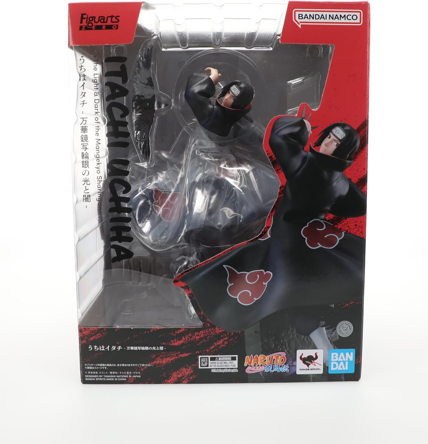 TAMASHII NATIONS - Naruto Shippuden -  Itachi Uchiha -The Light & Dark of The Mangekyo Sharingan-, Bandai Spirits FiguartsZERO Collectible Figure Itachi Uchiha (the Light & Dark of the Mangekyo Sharingan)