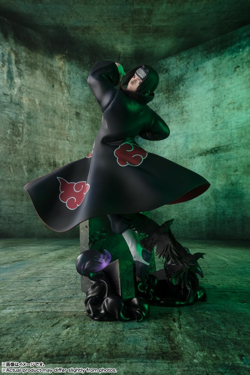 TAMASHII NATIONS - Naruto Shippuden -  Itachi Uchiha -The Light & Dark of The Mangekyo Sharingan-, Bandai Spirits FiguartsZERO Collectible Figure Itachi Uchiha (the Light & Dark of the Mangekyo Sharingan)