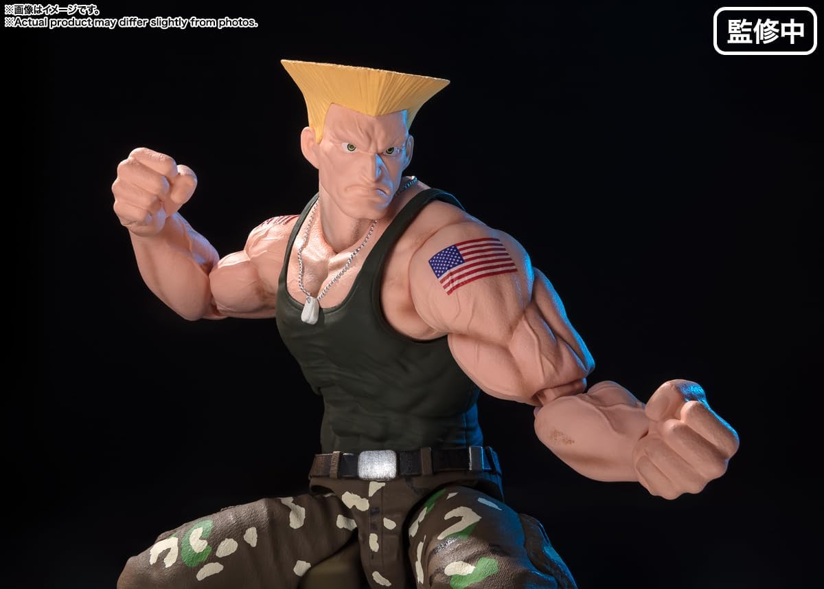 TAMASHII NATIONS - Street Fighter - Guile -Outfit 2-, Bandai Spirits S.H.Figuarts Action Figure Guile (Outfit 2)