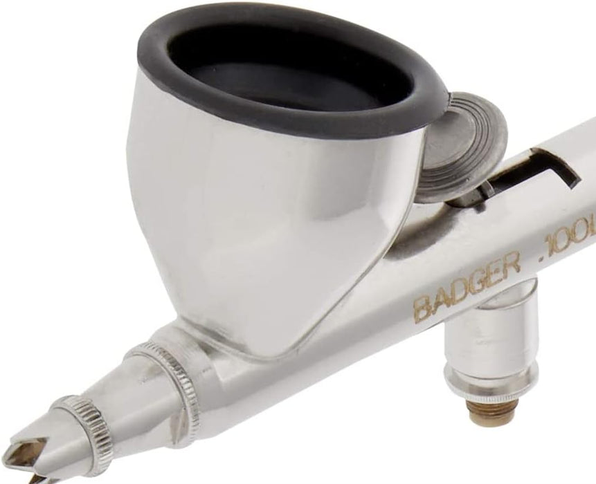 Badger Air-Brush Co. 100-5 (LG-F) Gravity Feed Fine Head Airbrush, Large Cup, LG Airbrush
