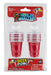 Worlds Smallest Beer Pong Miniature Red Beer Pong 1-2 Players Indoor Science Plastic No Batteries Required Adult 4 Balls 12 Cups