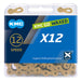 KMC X12 Ti-N Gold Waxed 126L chain