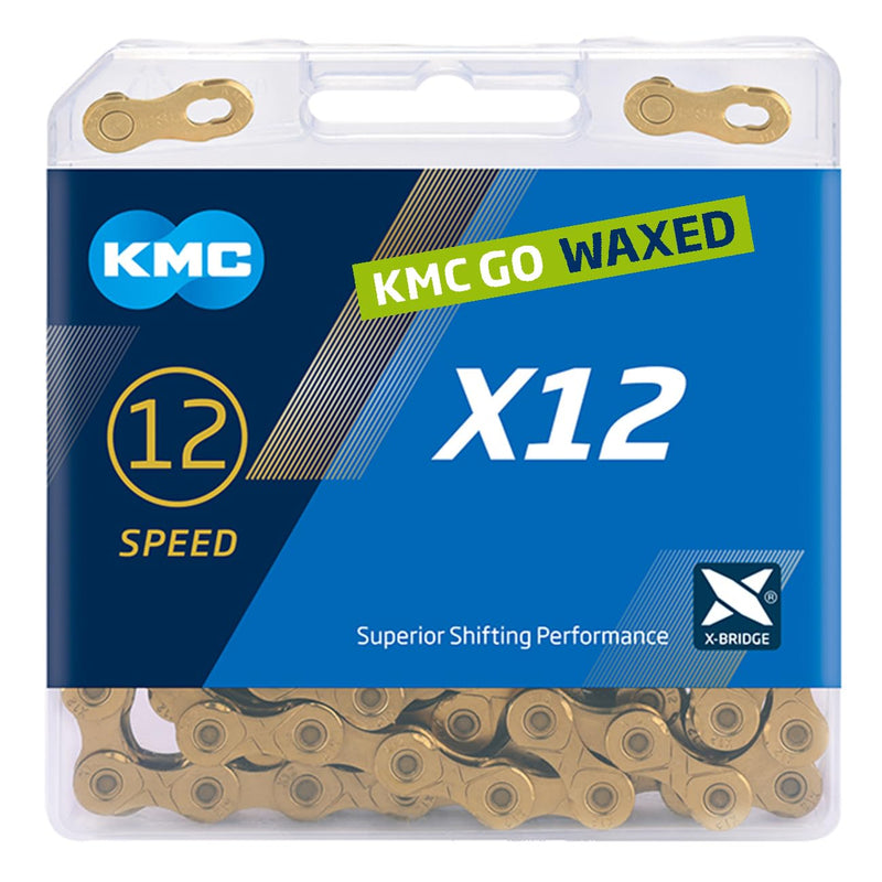 KMC X12 Ti-N Gold Waxed 126L chain