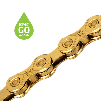 KMC X12 Ti-N Gold Waxed 126L chain