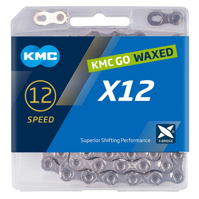 KMC X12 Silver Waxed 126L chain