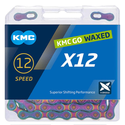 KMC X12 Aurora BlueWaxed 126L chain