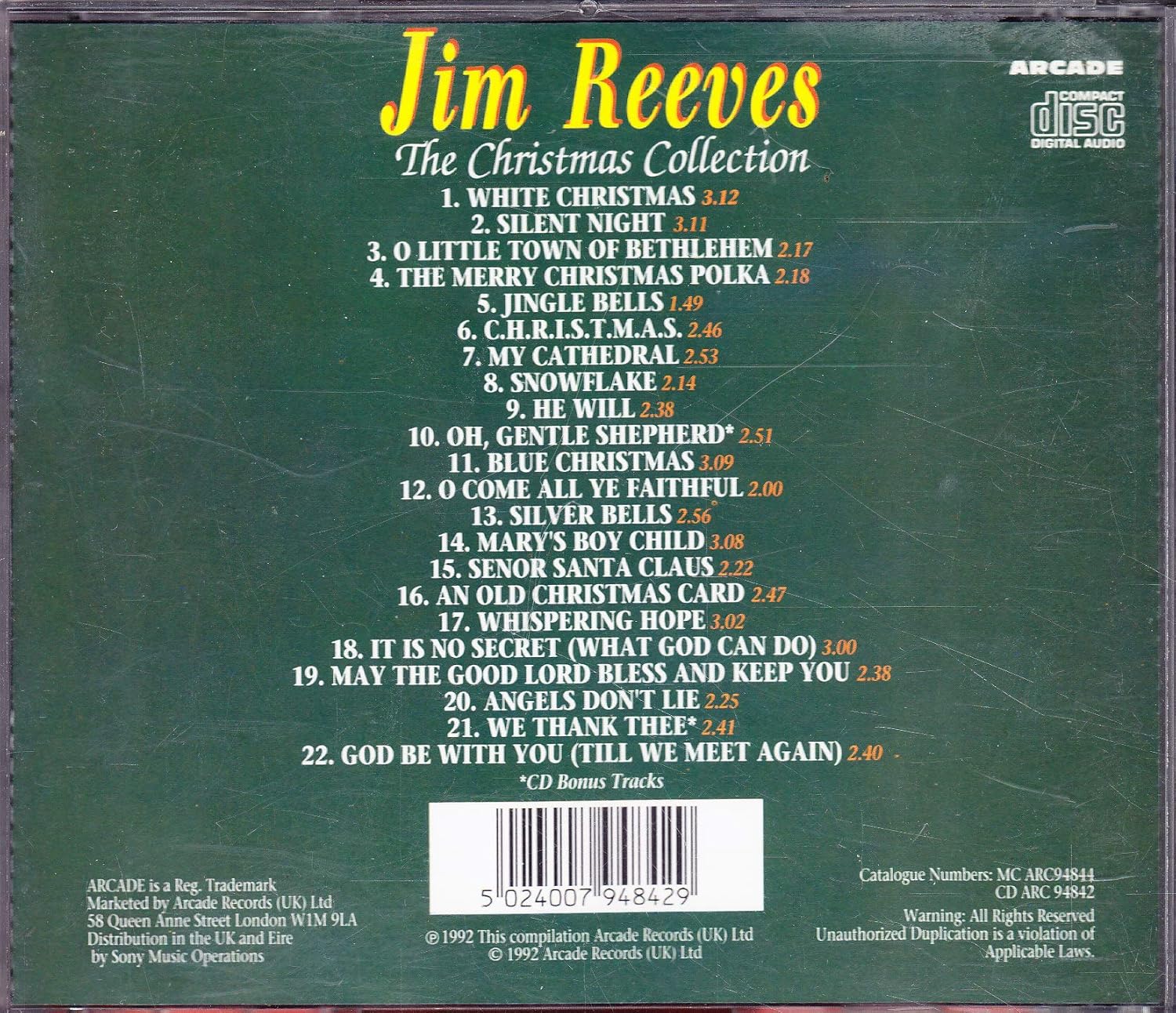 The Christmas Collection 22 Track CD