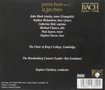 Bach Edittion - Johannes Passion - BWV 245