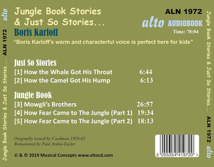 Boris Karloff - Jungle Book Stories And Just So Stories