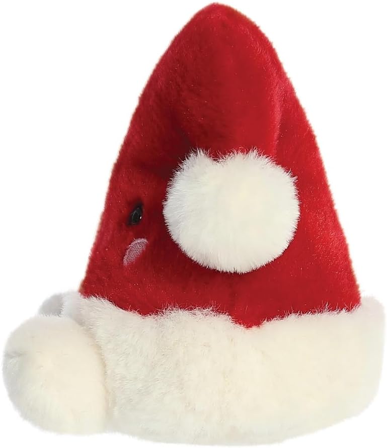 Aurora, 99392, Palm Pals Topper Santa Hat 5In, Soft Toy, Red & white