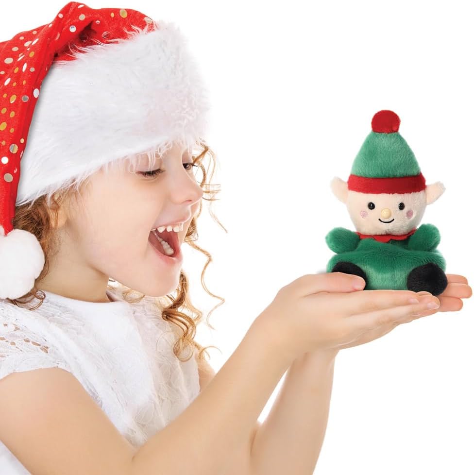 Aurora, 99393, Palm Pals Jolly Elf 5In, Soft Toy, Green