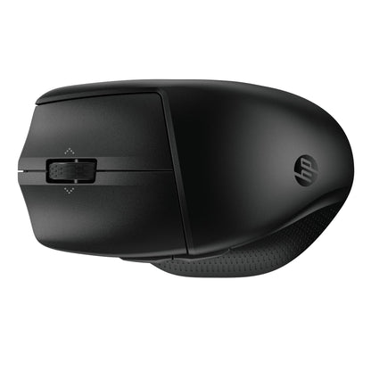 HP 480 Comfort Bluetooth Mouse | Connect up to 3 Devices | 6 Programmable Buttons | 4D Scroll Wheel | Ergonomic | 4000 DPI | Soft Side Grips | Quiet Clicks | Windows 10, 11 and macOS | Black
