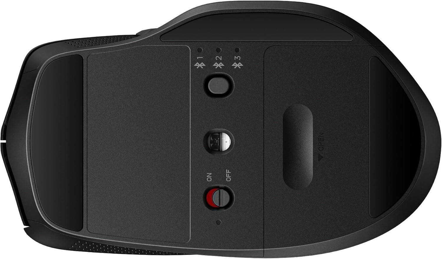 HP 480 Comfort Bluetooth Mouse | Connect up to 3 Devices | 6 Programmable Buttons | 4D Scroll Wheel | Ergonomic | 4000 DPI | Soft Side Grips | Quiet Clicks | Windows 10, 11 and macOS | Black