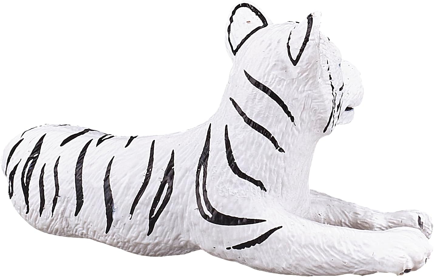 MOJO White Tiger cub lying down Wildlife Animal Model Toy Figure