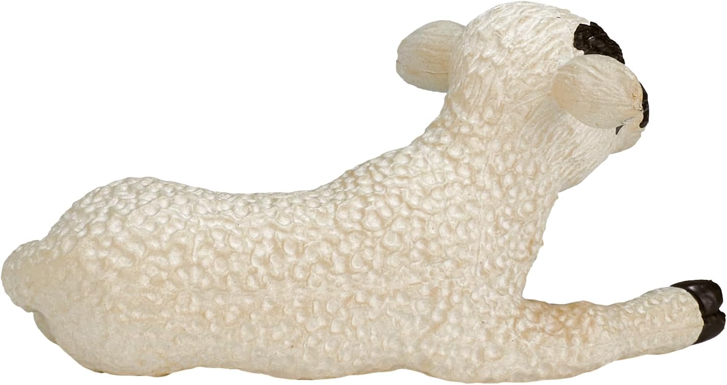 Mojo - 387060 - Schwarzkoepfiges Lamm - Liegend - Minifigur