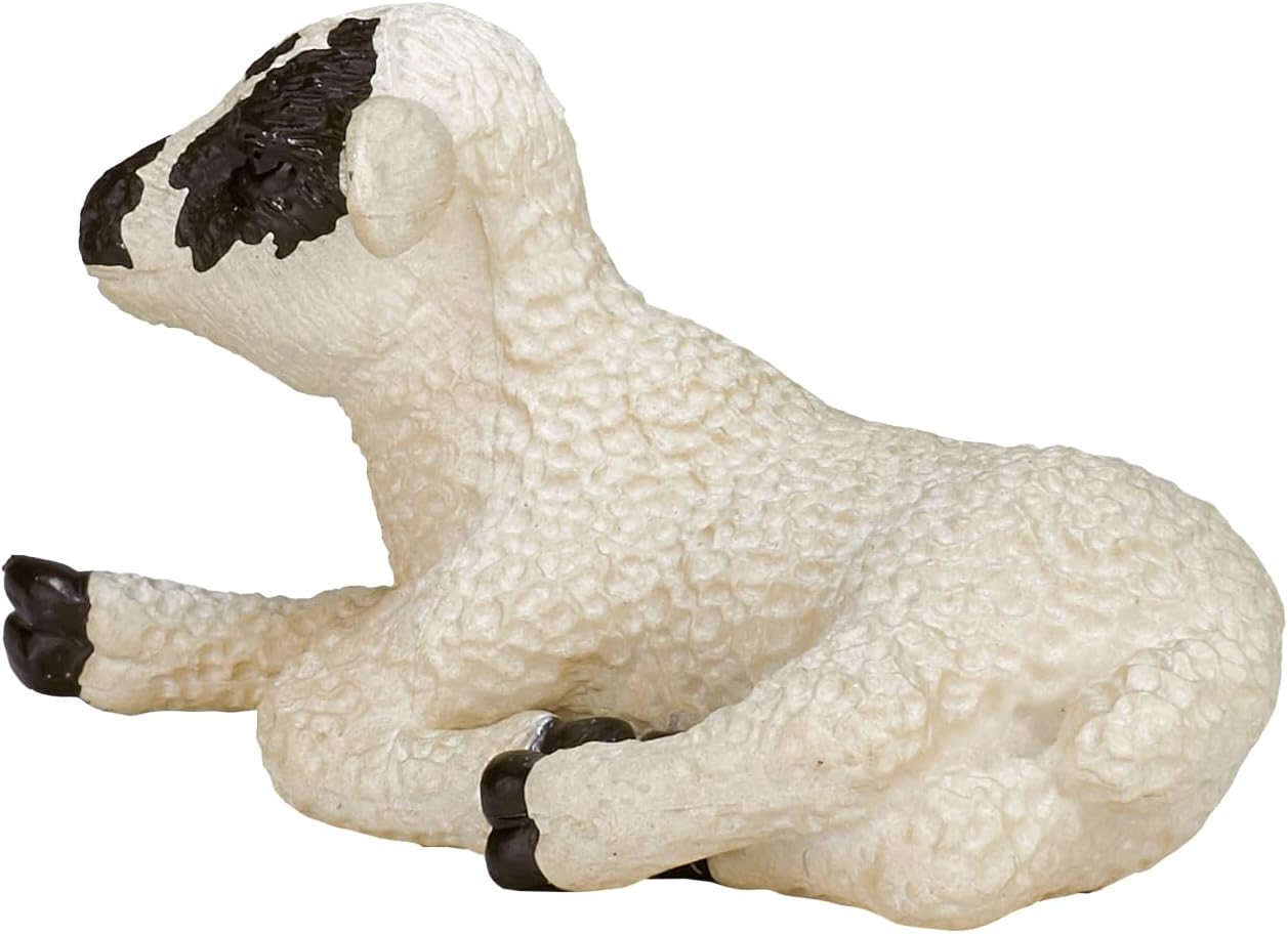 Mojo - 387060 - Schwarzkoepfiges Lamm - Liegend - Minifigur