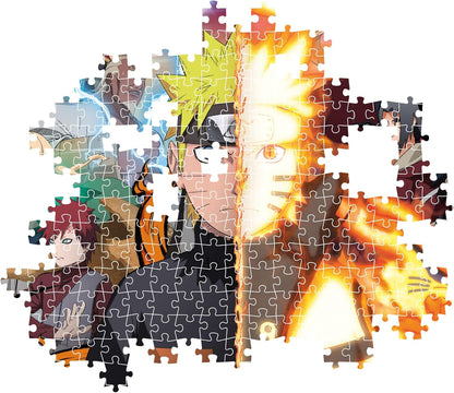 Clementoni- Naruto Shippuden Cube Shippuden-500 Pezzi, Orizzontale, Divertimento per Adulti, Puzzle Manga, Anime, Made in Italy, Multicolore, 35516
