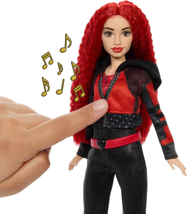 Mattel Disney Descendants 4: The Rise of Red - Doll – Singing Red Doll with Movie-Inspired Clothes & Accessories, Sings “Seeing Red”, HWT96