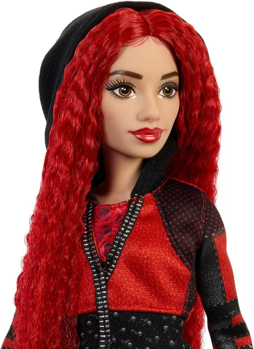 Mattel Disney Descendants 4: The Rise of Red - Doll – Singing Red Doll with Movie-Inspired Clothes & Accessories, Sings “Seeing Red”, HWT96