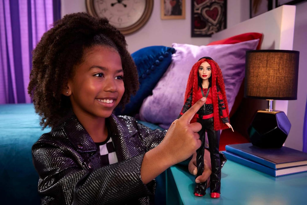 Mattel Disney Descendants 4: The Rise of Red - Doll – Singing Red Doll with Movie-Inspired Clothes & Accessories, Sings “Seeing Red”, HWT96