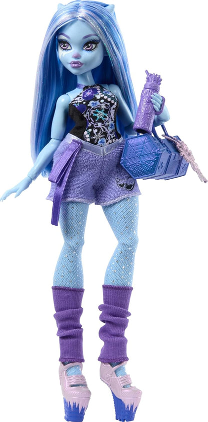Monster High Skulltimate Secrets Doll and Accessories Set, Monster Mysteries Abbey Bominable with Dress-Up Closet and 19+ Surprises including Clothes