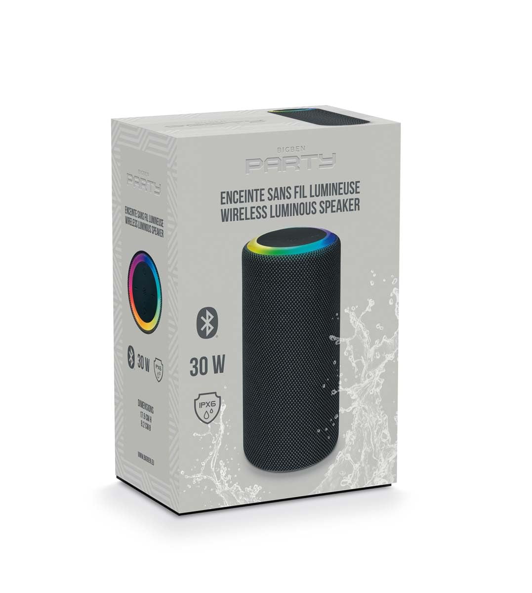 Bigben PARTYBTIPMS2 Premium Luminous Wireless Speaker