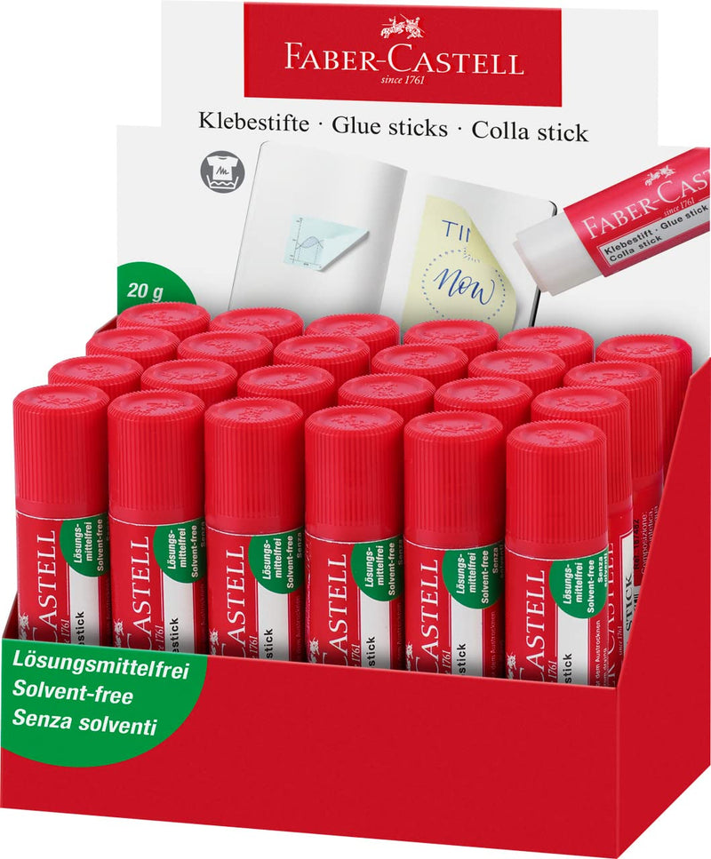 Faber-Castell Glue Stick, White, 20g