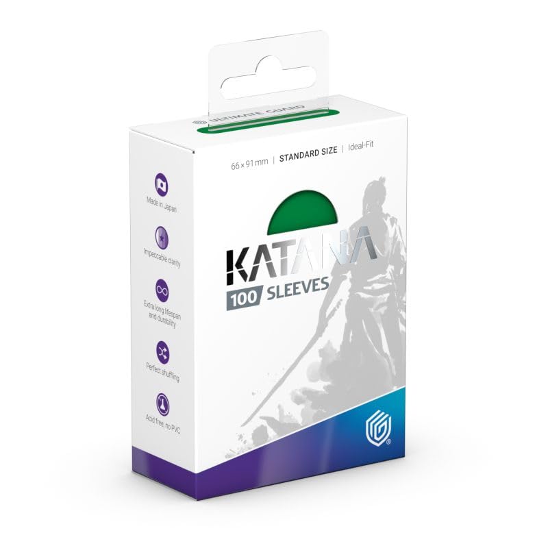 Ultimate Guard Sleeves - Standard Sized - Katana - Jade Garden (100