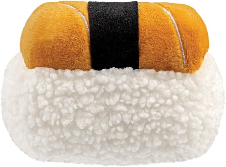 Aurora, 61595, Palm Pals Suhiro Salmon Sushi 5In, Soft Toy, White & Orange
