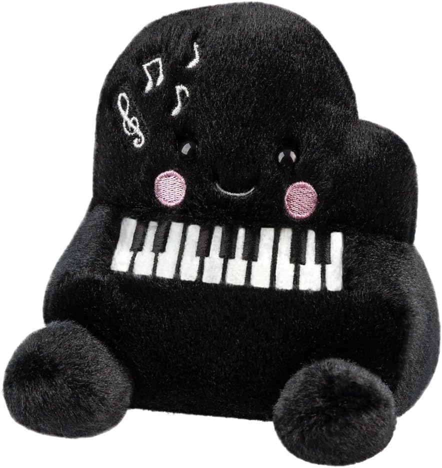 Aurora, 61598, Palm Pals Paul Piano 5In, Soft Toy, Black