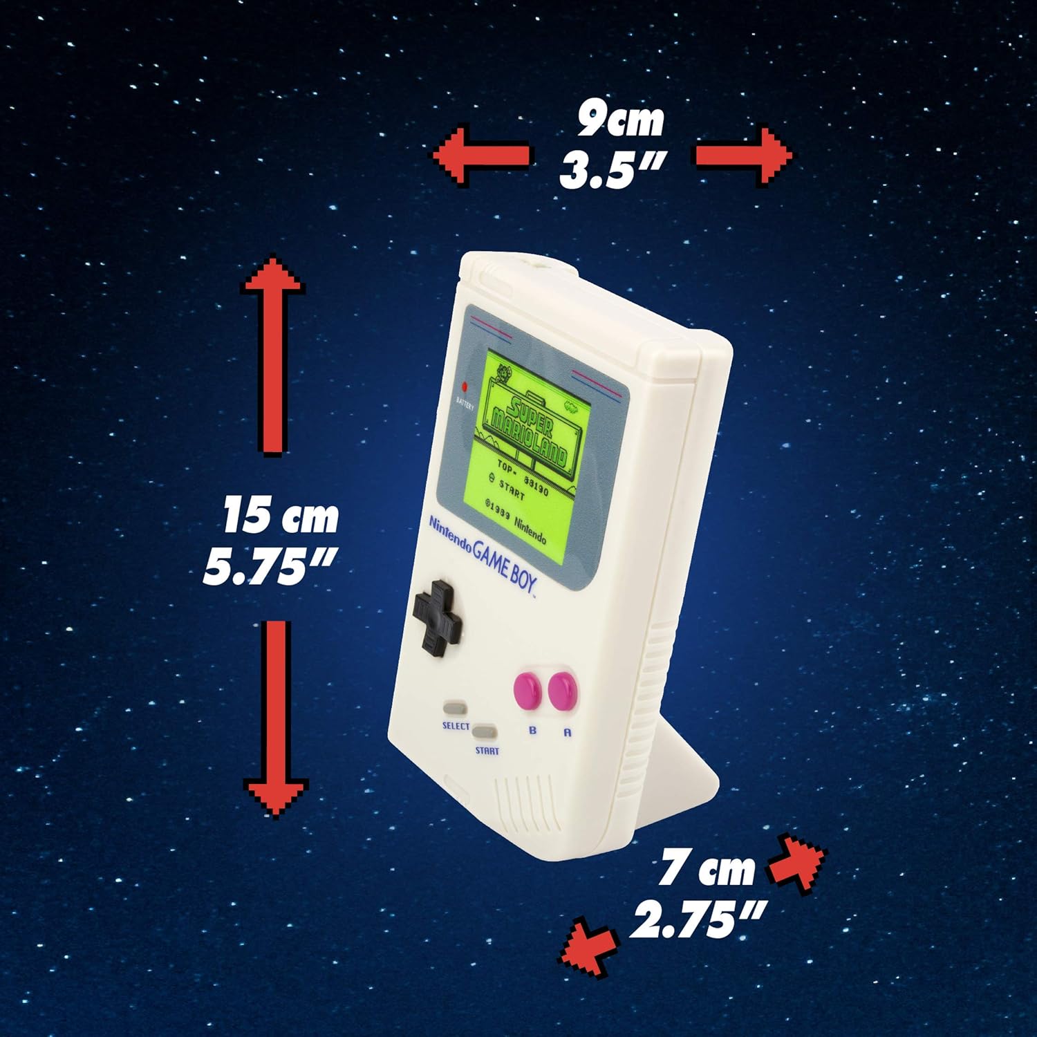 Paladone Game Boy Light - Scale Replica of Original Console - Officially Licensed Nintendo Merchandise, (PP5103NNV2)