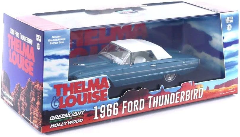 Greenlight COLECTIBLES - for Thunderbird Convertible Thelma and Louise - 1966-1/43